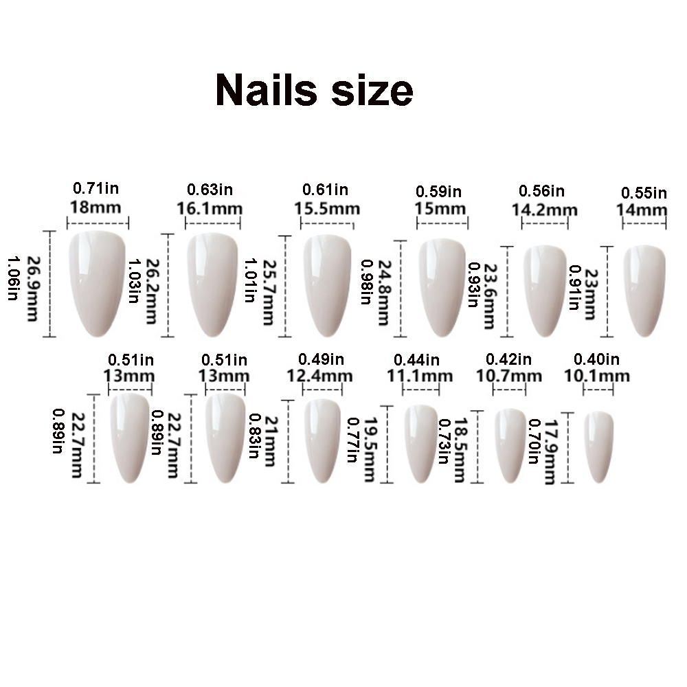 3D Flowers Fake Nails with Glo - Pressed Flower Art recension och pris