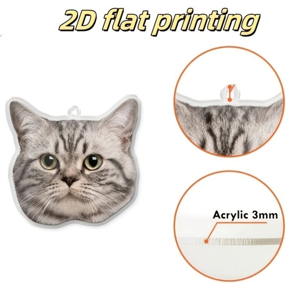 Custom Photo Keychain – Person - Pet Portrait Custom recension och pris