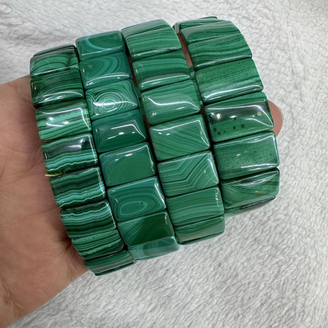 Genuine Natural Green Malachit - Coordinates Bracelet recension och pris