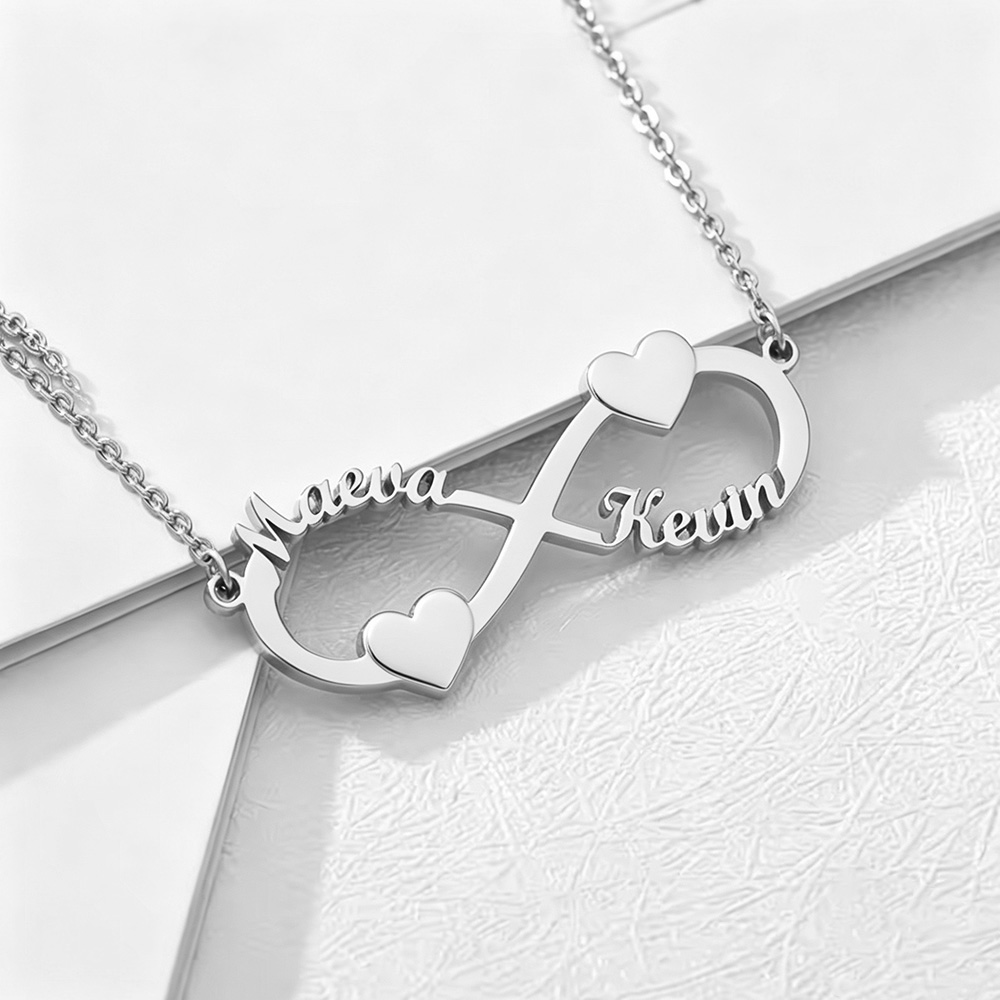 Custom Name Necklace Infinity  - Name Necklace Custom recension och pris